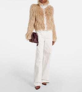 Dries Van Noten Faux fur jacket