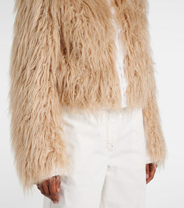 Dries Van Noten Faux fur jacket