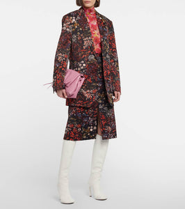 Dries Van Noten Floral cotton-blend blazer