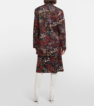 Dries Van Noten Floral cotton-blend blazer