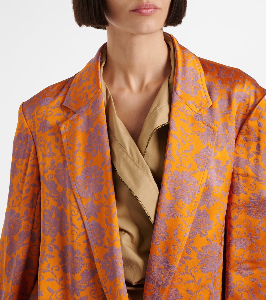 【DRIES VAN NOTEN】Floral jacquard blazer ブレザー Dries Van Noten Floral jacquard blazer – BlackSkinny