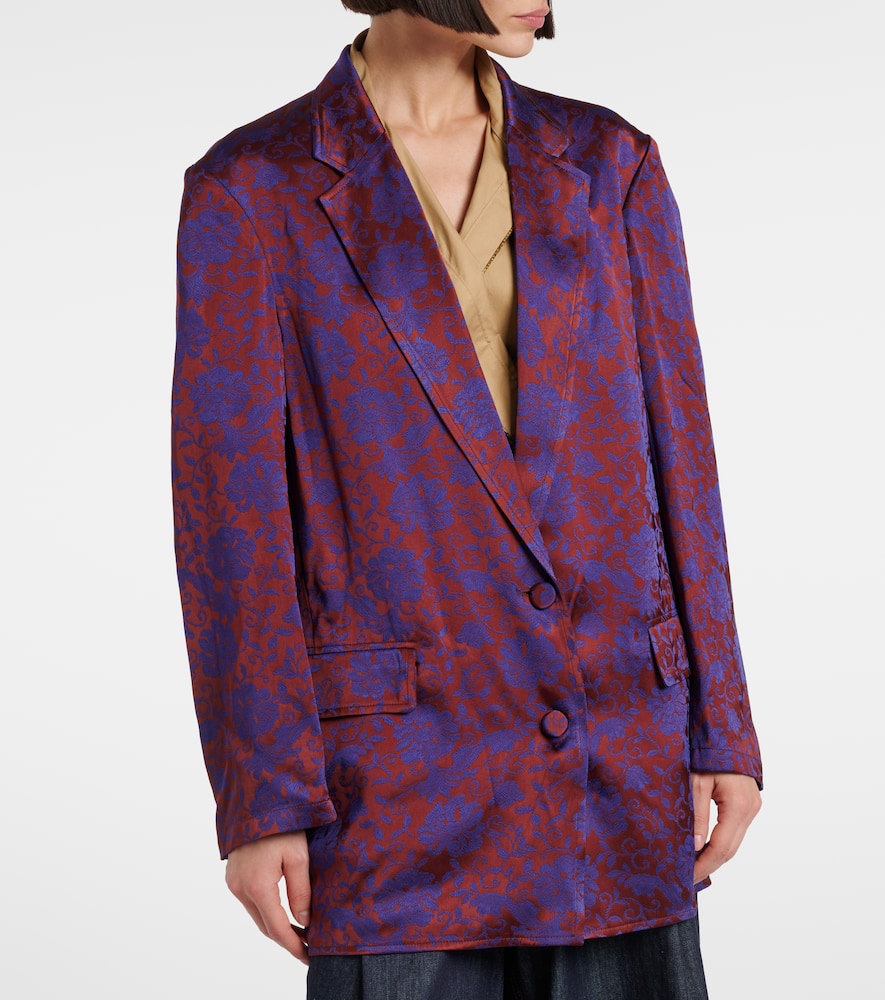 Dries Van Noten Floral jacquard blazer