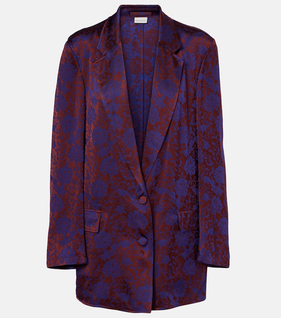 Dries Van Noten Floral jacquard blazer