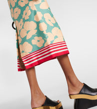 Dries Van Noten Floral satin midi dress
