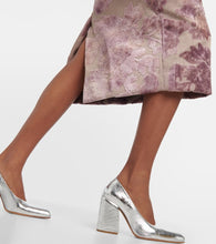 Dries Van Noten Floral strapless velvet midi dress