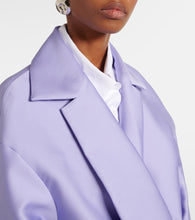 Dries Van Noten Gathered satin jacket