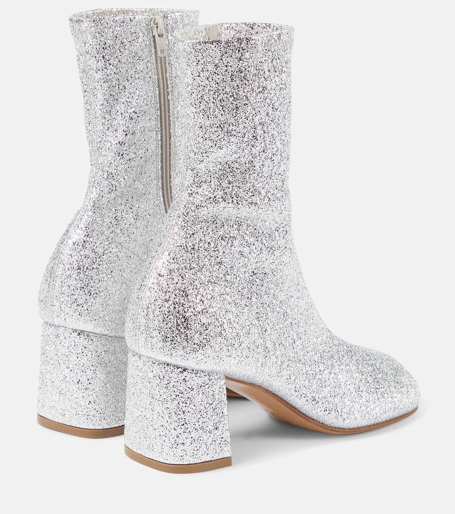 Dries Van Noten Glitter ankle boots