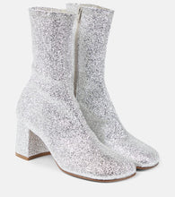 Dries Van Noten Glitter ankle boots