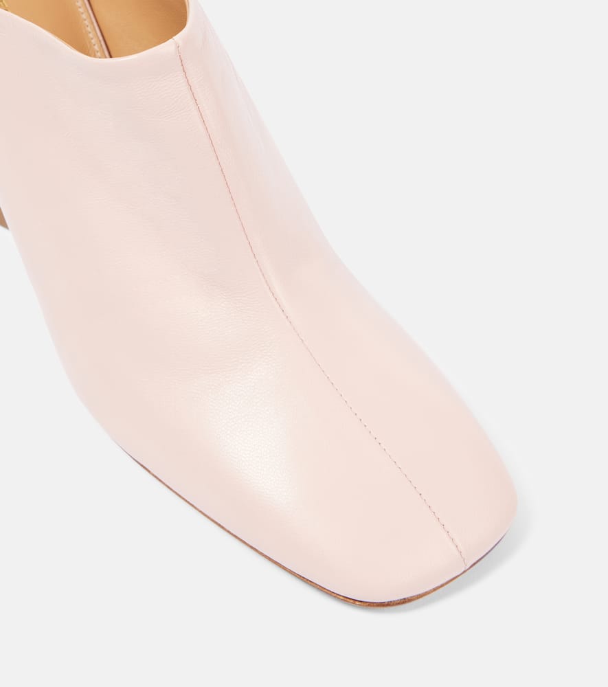 Dries Van Noten Glove 75 leather wedges