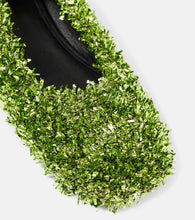 Dries Van Noten Glove glitter ballet flats