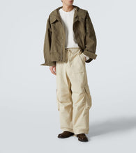 Dries Van Noten Hooded cotton jacket