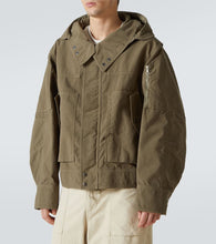 Dries Van Noten Hooded cotton jacket