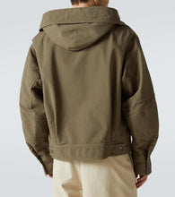 Dries Van Noten Hooded cotton jacket