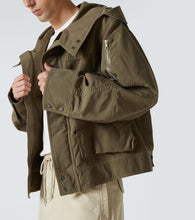 Dries Van Noten Hooded cotton jacket