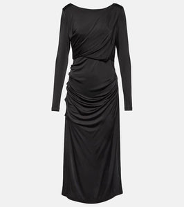 Dries Van Noten Jersey midi dress