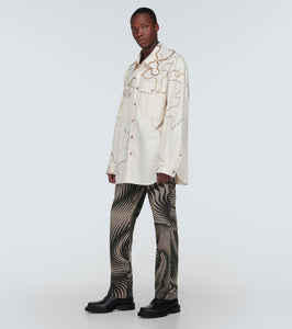 Dries Van Noten Leather combat boots