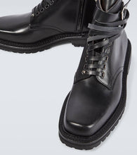Dries Van Noten Leather combat boots