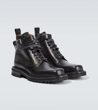 Dries Van Noten Leather combat boots
