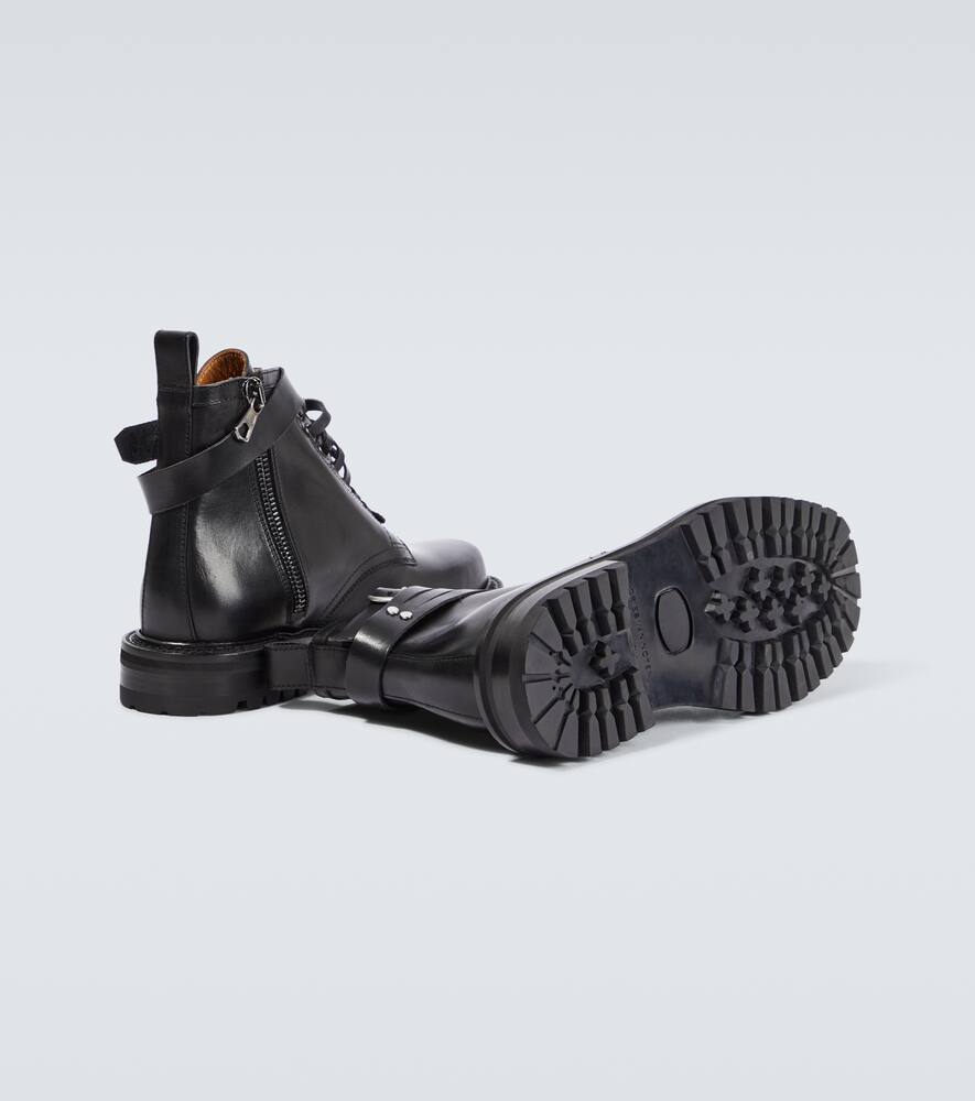 Dries Van Noten Leather combat boots