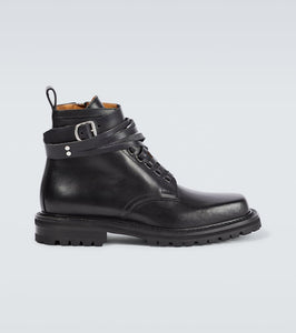 Dries Van Noten Leather combat boots