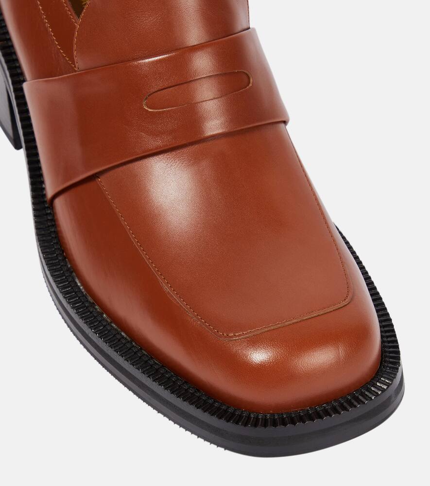 Dries Van Noten Leather loafer pumps