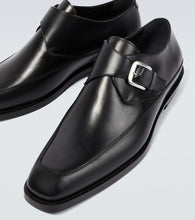 Dries Van Noten Leather monk shoes