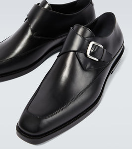 Dries Van Noten Leather monk shoes