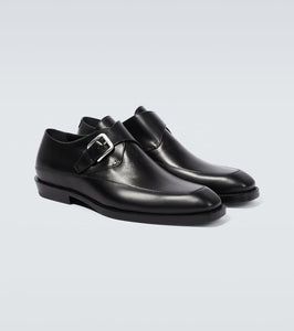 Dries Van Noten Leather monk shoes