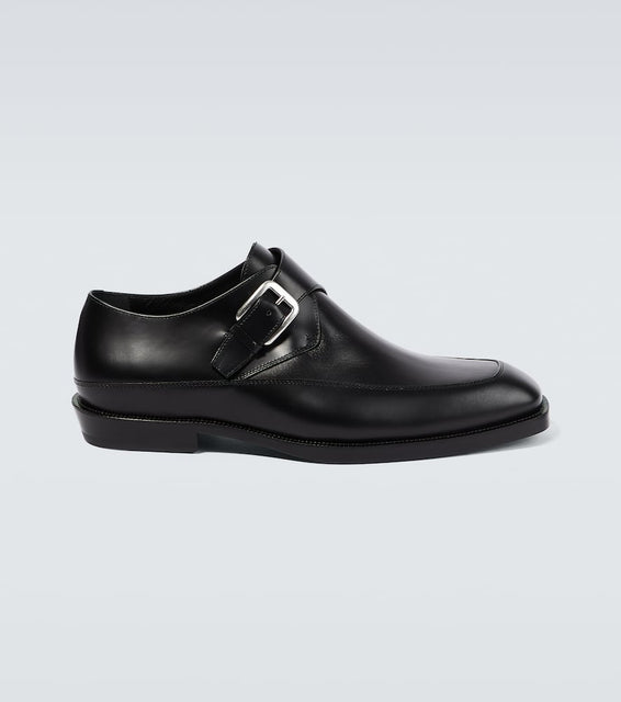 Dries Van Noten Leather monk shoes