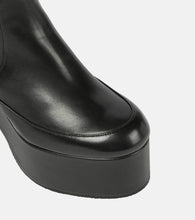 Dries Van Noten Leather platform ankle boots