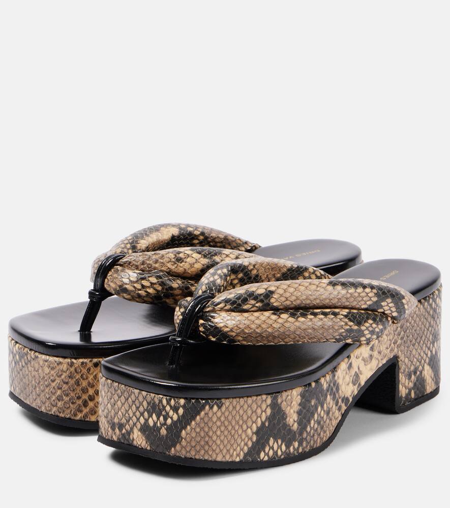 Dries Van Noten Leather thong sandals