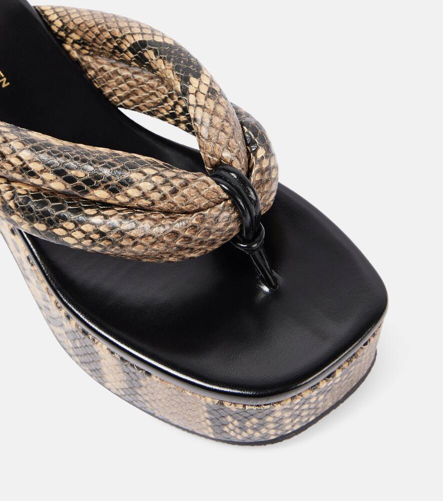 Dries Van Noten Leather thong sandals