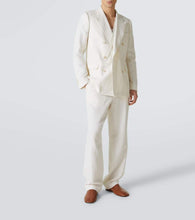 Dries Van Noten Linen, wool, silk, and cashmere blazer