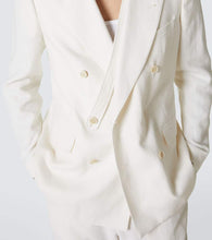 Dries Van Noten Linen, wool, silk, and cashmere blazer