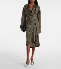 Dries Van Noten Metallic leather sandals