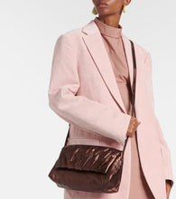 Dries Van Noten Metallic leather shoulder bag