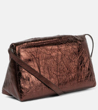 Dries Van Noten Metallic leather shoulder bag