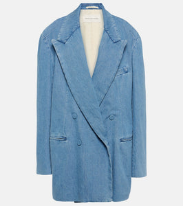 Dries Van Noten Oversized denim blazer