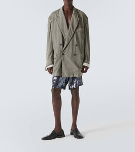 Dries Van Noten Oversized wool-blend blazer