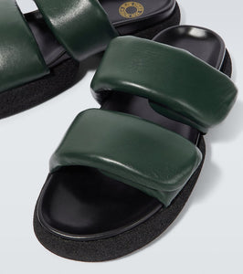Dries Van Noten Padded leather sandals