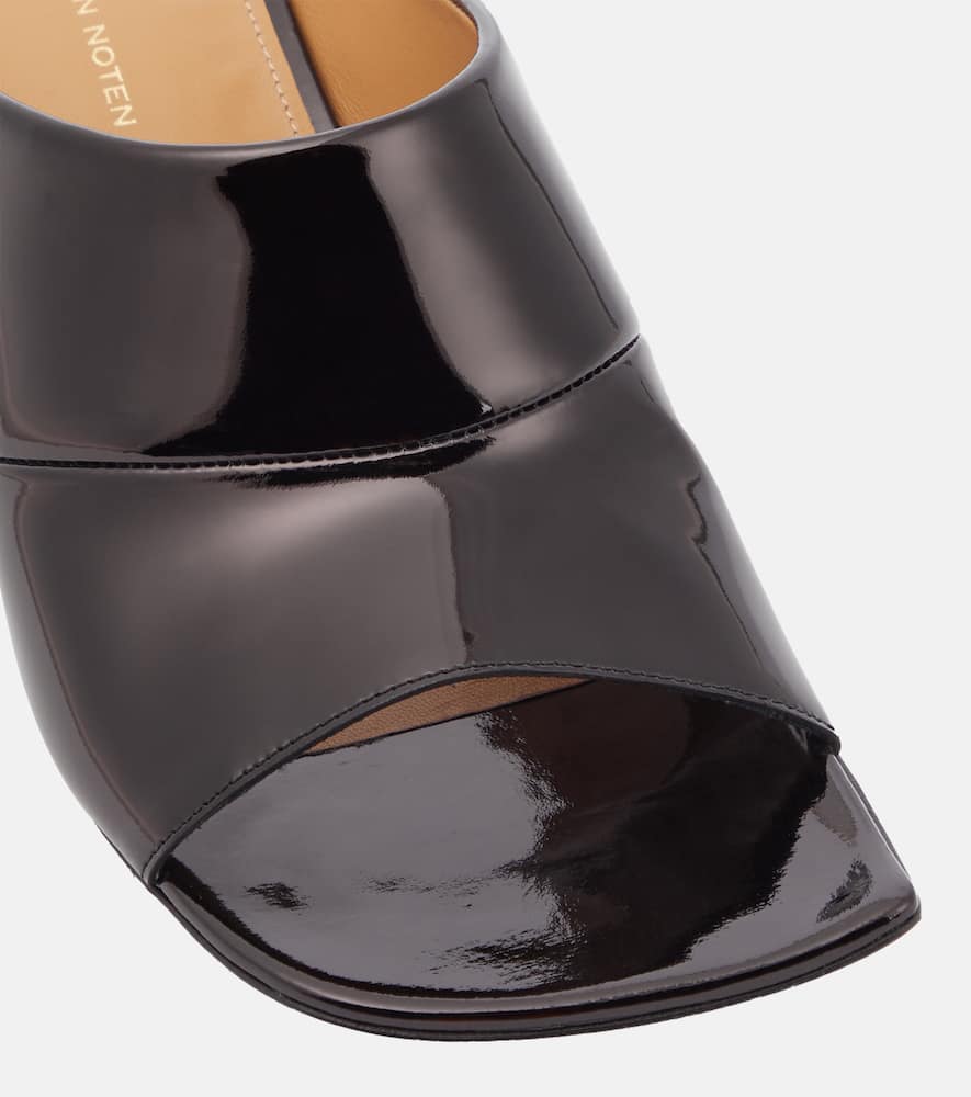 Dries Van Noten Patent leather mules