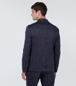 Dries Van Noten Pinstripe double-breasted blazer