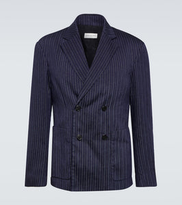 Dries Van Noten Pinstripe double-breasted blazer