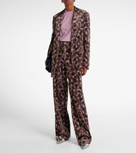 Dries Van Noten Printed cotton-blend blazer