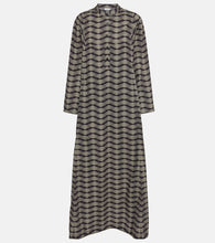 Dries Van Noten Printed cotton poplin maxi dress