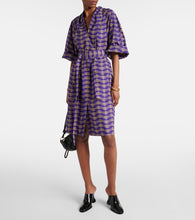Dries Van Noten Printed cotton poplin minidress