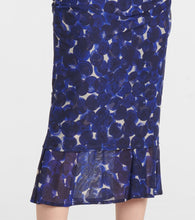 Dries Van Noten Printed gathered jersey midi skirt