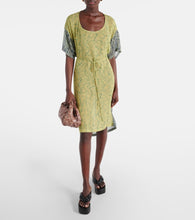 Dries Van Noten Printed georgette minidress