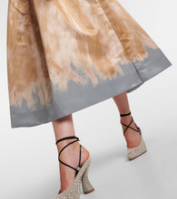 Dries Van Noten Printed high-rise midi skirt