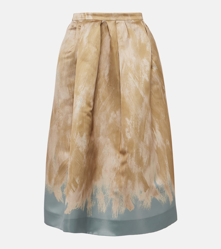 Dries Van Noten Printed high-rise midi skirt - Dries Van Noten 印花高腰中长裙